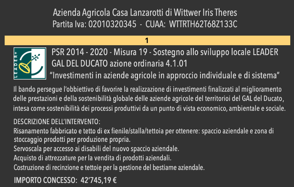 FEASR--Leader-GAL - pubblicità obbligatoria